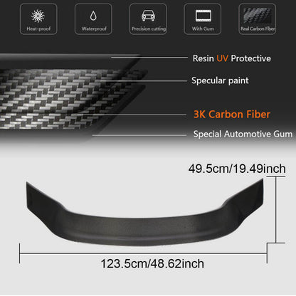 Spoiler V4 (SD, Carbon) for Mercedes CLA C117 2013-2019 - image 6