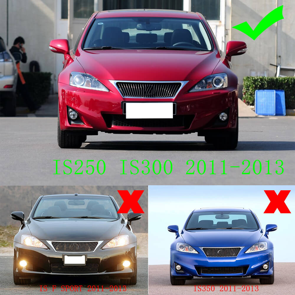 Cover on the front bumper Lip (for Base 2011-2013, Carbon) for Lexus IS 2005-2013 - image 6