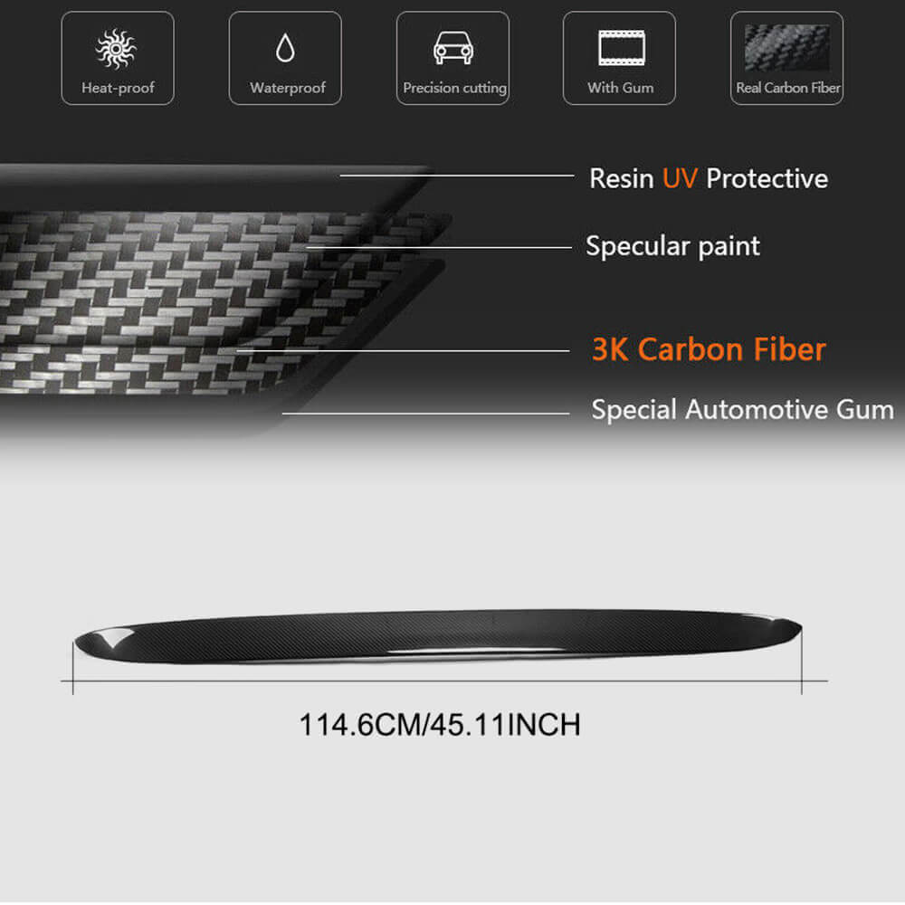 Spoiler Visor (Carbon) for Mercedes GLC coupe C253 2016-2023 - image 6