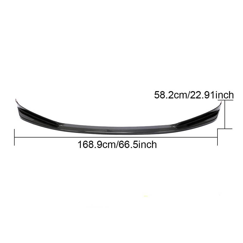 Front Bumper Lip Spoiler (for Base 2015-2017, Carbon) for Cadillac ATS 2012-2019 - image 6