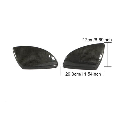 Mirror Covers Replacement Style Carbon Fiber V2 for Audi A6 C8 2018- - image 6