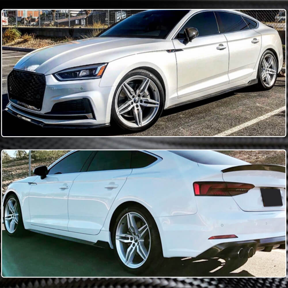 Side sills 2016-2020 V2 (for Sportback, Carbon) for Audi A5 2016-2025 - image 6