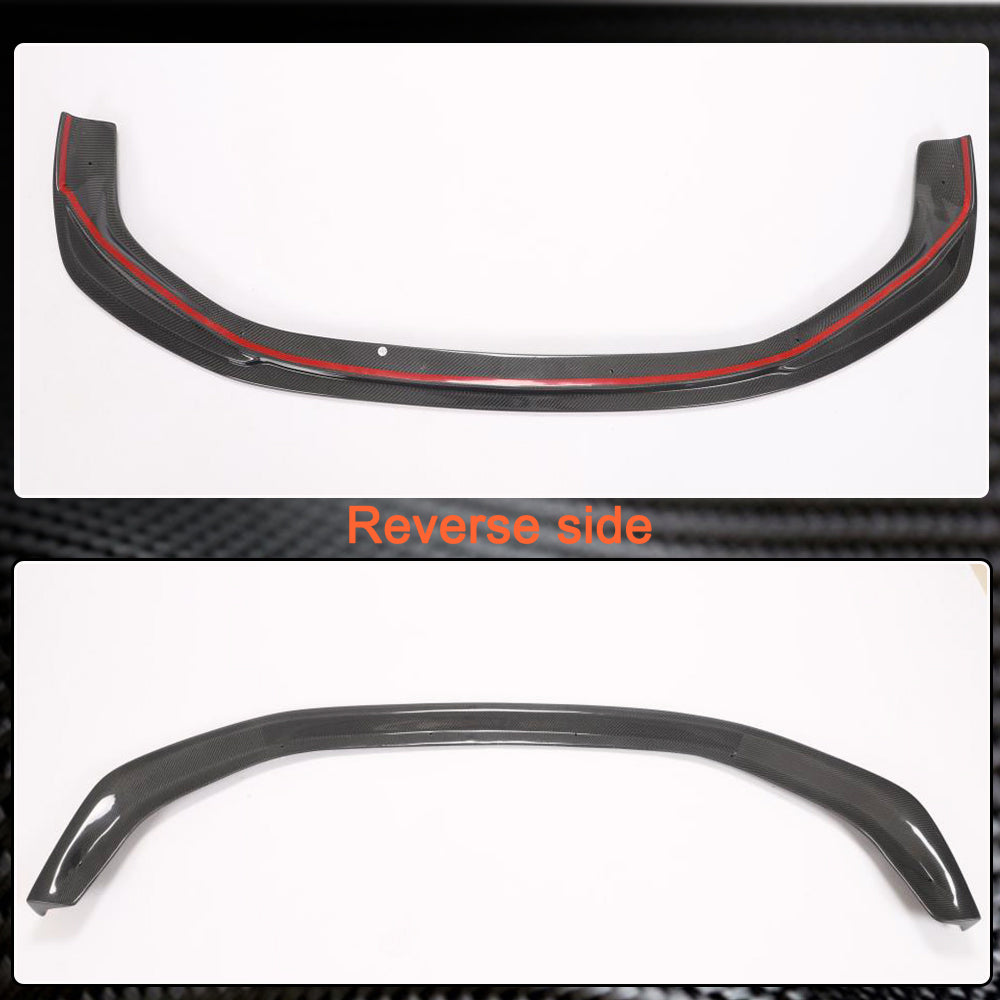Front Bumper Lip Spoiler (for F-Sport 2013-2016, Carbon) for Lexus IS 2013- - image 6