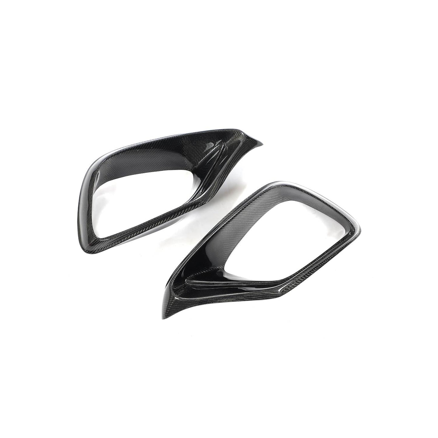 Covers on the front bumper (for E63 AMG 2016-2019, Carbon) for Mercedes E-class W213 2016-2023 - image 6