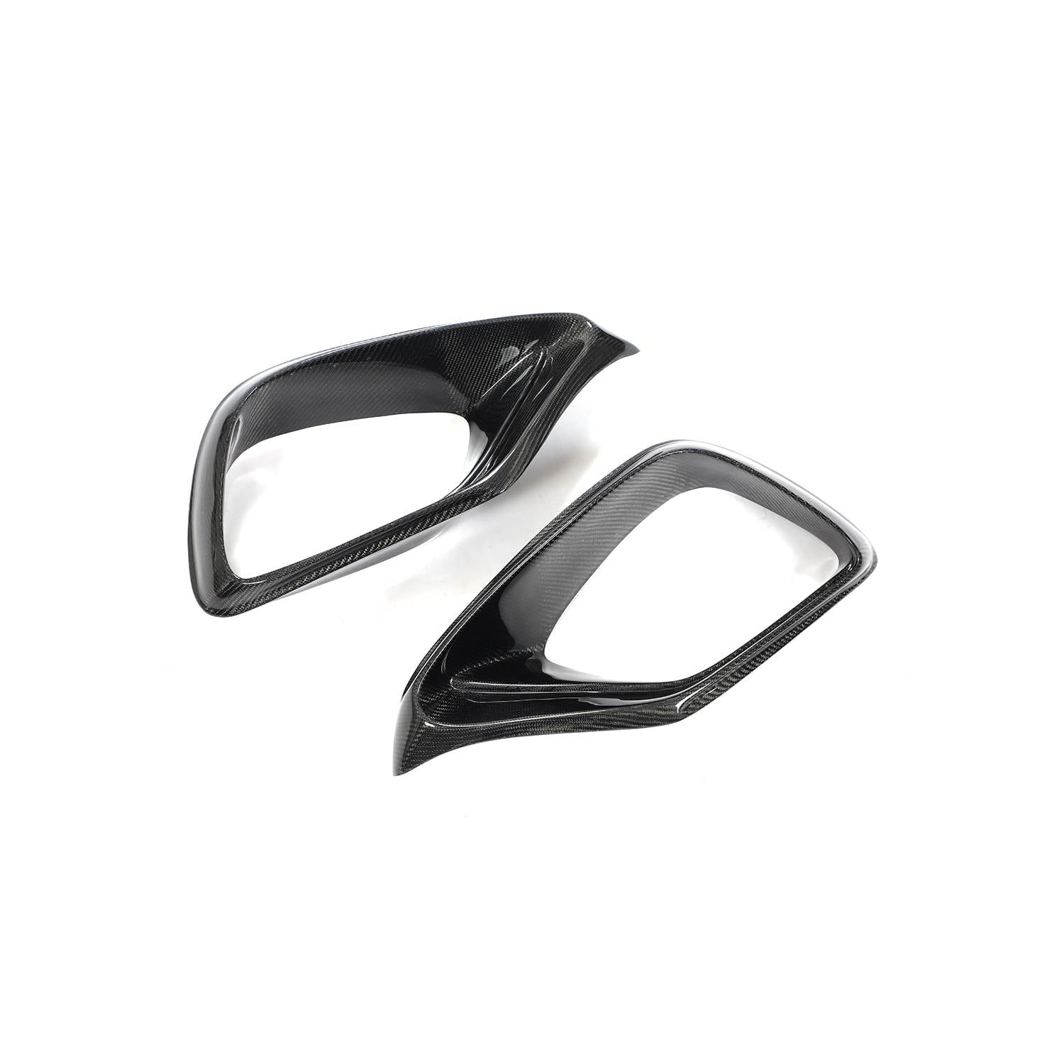 Covers on the front bumper (for E63 AMG 2016-2019, Carbon) for Mercedes E-class W213 2016-2023 - image 6