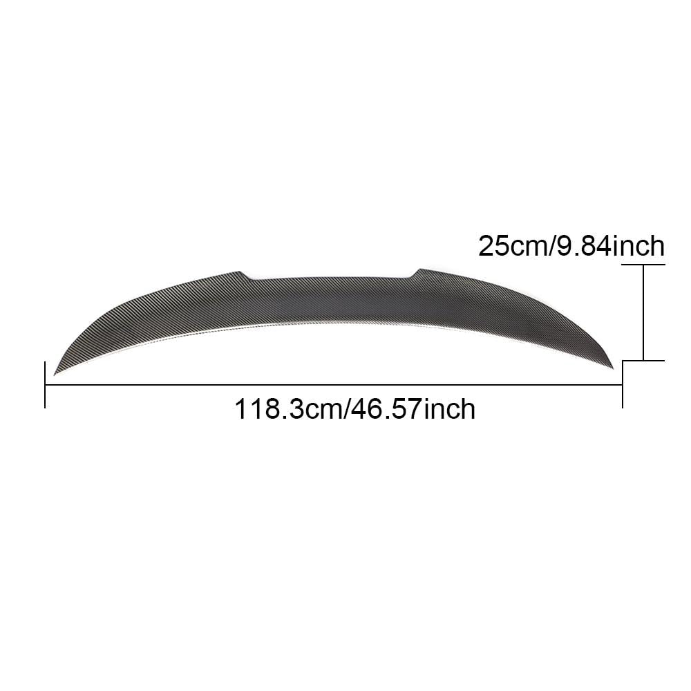 Rear Trunk Spoiler Carbon Fiber V3 (Coupe) for BMW 3 series E-90/91/92/93 2005-2011 - image 6