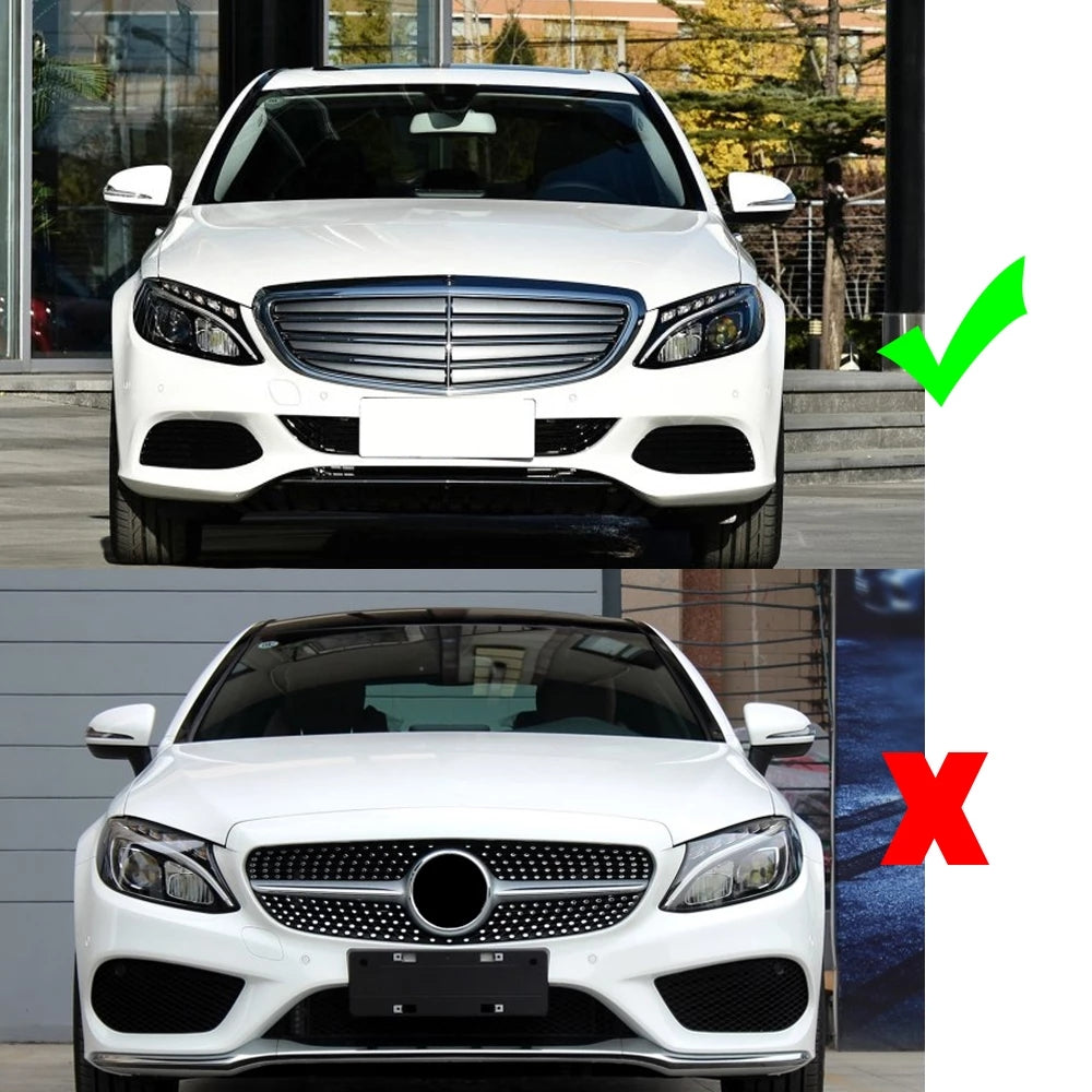 Covers for fog lights (for SD Base 2015-2019, Carbon) for Mercedes C-class W205 2014-2021 - image 6