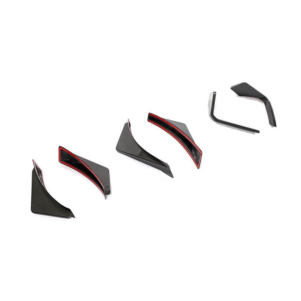 Rear Bumper Splitters Carbon Fiber for Lamborghini Huracan - image 6