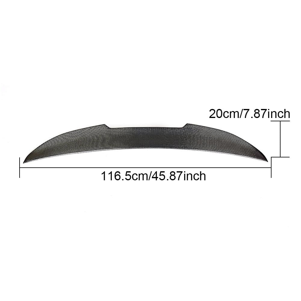 Rear Trunk Spoiler Carbon Fiber V3 (SD) for BMW 3 series E-46 1998-2006 - image 6