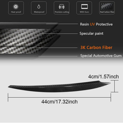 Eyelashes on headlights (Carbon) for Volkswagen Golf 7/E-Golf - image 6