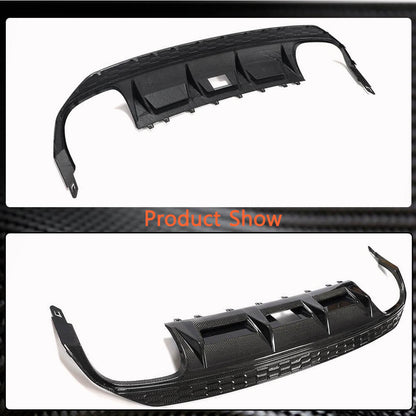 Rear Bumper Diffuser V2 (for S-Line SD 2020-2023, Carbon) for Audi A3 2020- - image 6