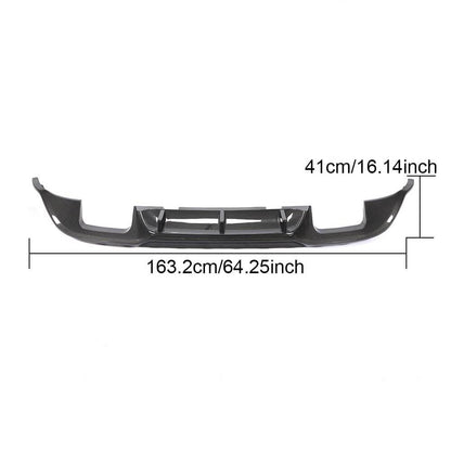 Rear Bumper Diffuser (for Base/GTI HB 2017-2020, Carbon) for Volkswagen Golf 7/E-Golf 2012-2020 - image 6