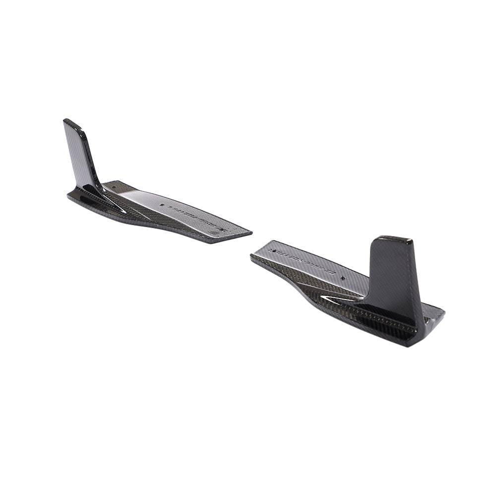 Rear Bumper Extensions Flap (for S-Line 2016-2020, Carbon) for Audi A5 2016-2025 - image 6