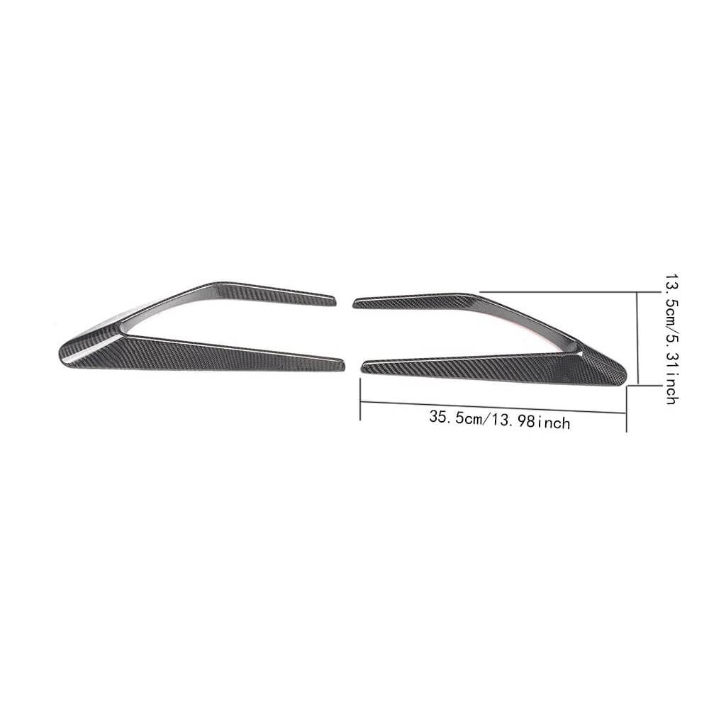 Carbon Front Fender Covers (for SD C63 AMG 2015-2019) for Mercedes C-сlass W205 2014-2021 - image 6