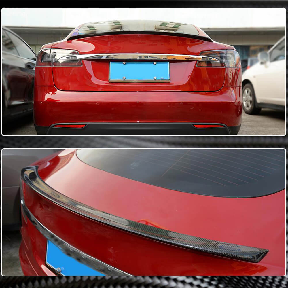 Rear Trunk Spoiler Boot Wing Lip V3 (2012-2022) for Tesla Model S - image 6