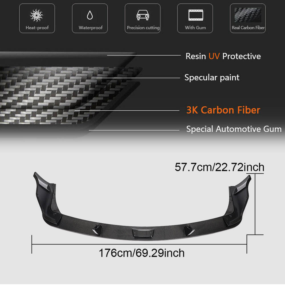 Rear Bumper Diffuser V2 (Carbon) for Toyota Supra 2019- - image 6
