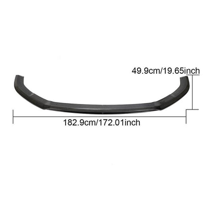 Front Bumper Lip Spoiler (for 2015-2019, Carbon) for Volkswagen T6 2015-2024 - image 6