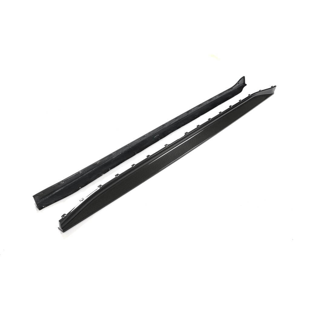 Side Skirt Extensions V1 (for G80, Carbon) for BMW 3 Series G20/G21 2018- - image 6