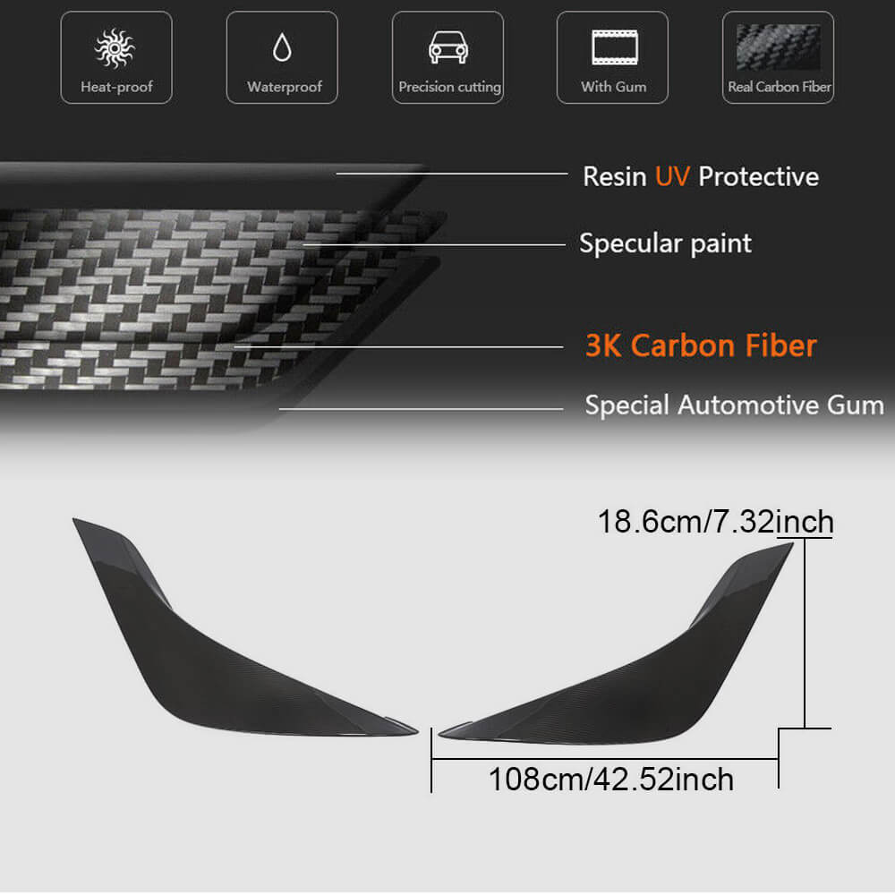 Door Trim Covers (Carbon) for Toyota Supra 2019- - image 7