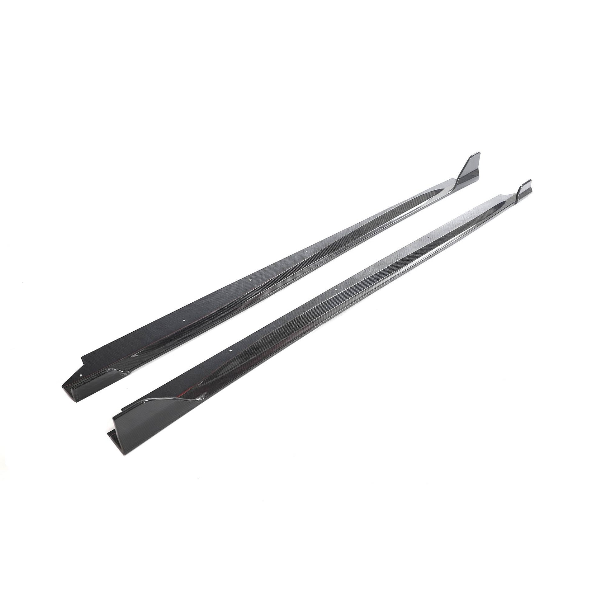 Side Skirts (for RC F 2014-2018, Carbon) for Lexus RC 200t 2014- - image 6