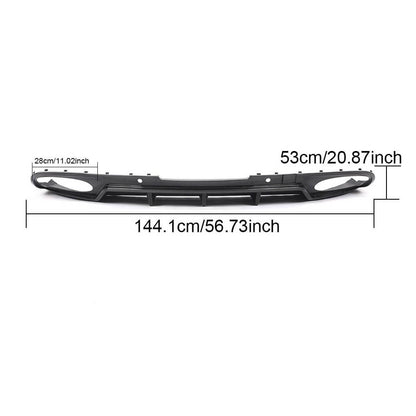 Rear Bumper Diffuser Carbon Fiber for Bentley Continental GT 2011-2018 - image 6