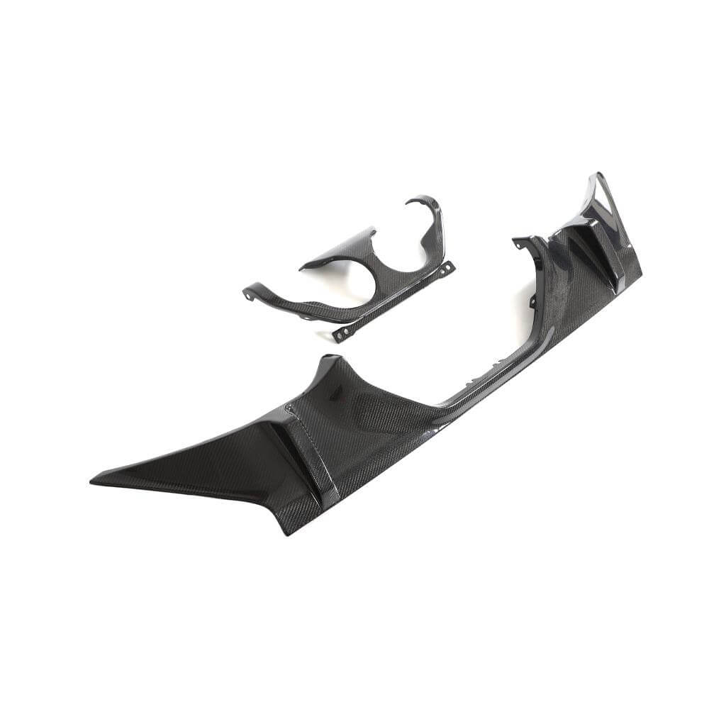 Rear Bumper Diffuser V1 (for G87, Carbon) for BMW 2 Series G42 2021- - image 6