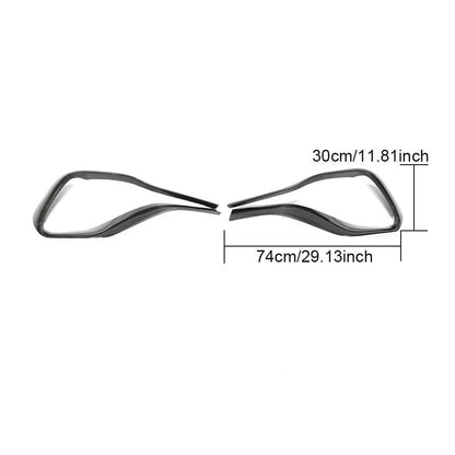Covers on the front bumper V2 (for AMG/AMG-Line, Carbon) for Mercedes GLA H247 2020↗︎ - image 6