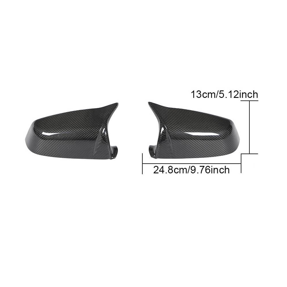 Mirror Covers LHD Carbon Fiber (2007-2010) for BMW 5 series E-60/61 2003-2010 - image 6