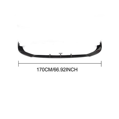 Front Bumper Lip V1 for S-Line 2012-2016 HB, Carbon for Audi A3 2012-2020 - image 6