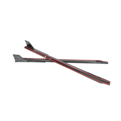 Side Skirt Extensions V1 (for G87, Carbon) for BMW 2 Series G42 2021- - image 6