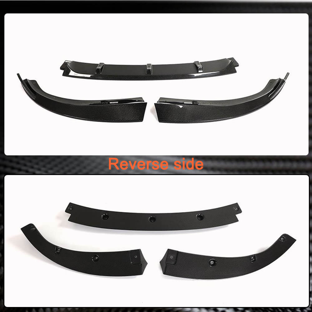 Front Bumper Lip V3 (for G26 M-Sport, Carbon) for BMW 4 Series G22/23/26 2020- - image 6