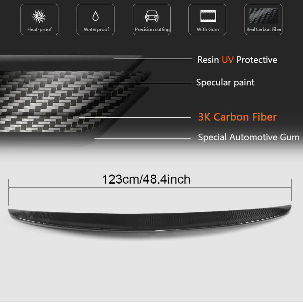 Spoiler SD V1 (for G37 2009-2013, G25 2011-2012, Carbon) for Infiniti G25/G35/37 (V36/CV36) 2006-2015 - image 6