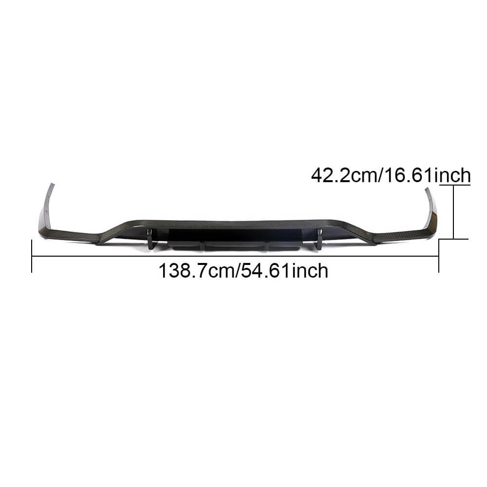 Rear bumper diffuser V1 (for AMG-Line 2018-2020, Carbon) for Mercedes CLS C257 2018- - image 6