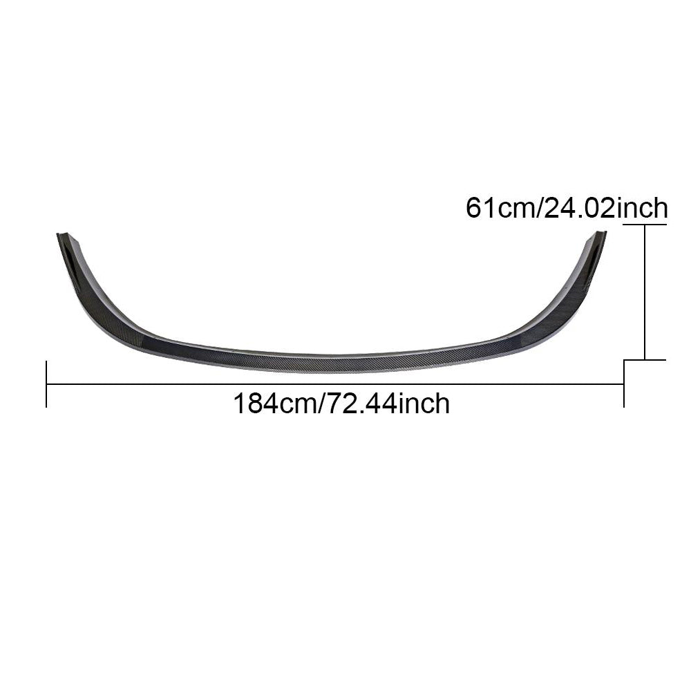 Front Bumper Lip Spoiler (2015-2018, Carbon) for Ferrari California 2008-2017 - image 6