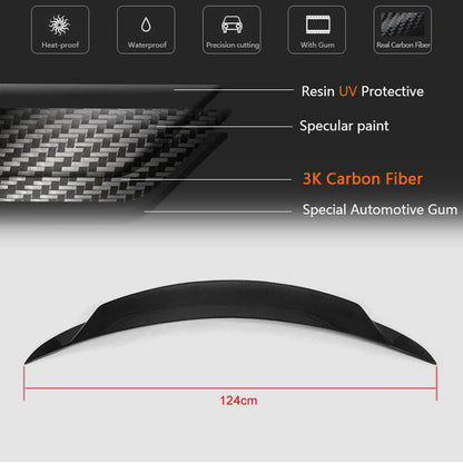 Rear Spoiler (for Q60 2013-2015, Carbon) for Infiniti Q50/Q60 2013-2024 - image 6