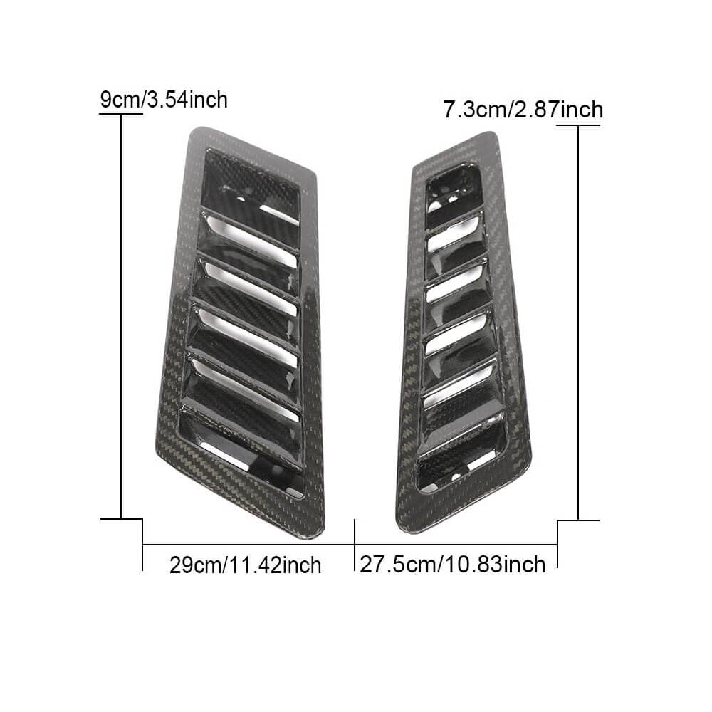 Pads on the front fenders (Dry carbon) for Mercedes G class W463 1990-2018 - image 6