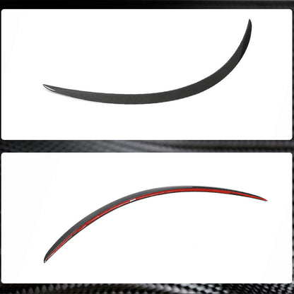 Rear Trunk Spoiler Dry Carbon Fiber V8 (2012-2022) for Tesla Model S - image 6