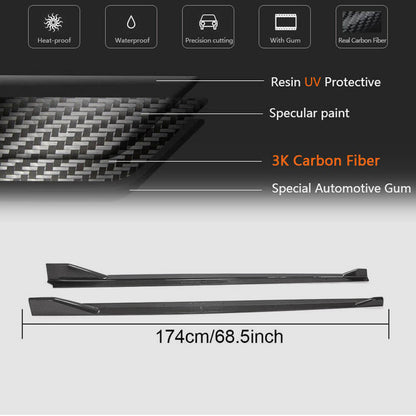 Side Skirt Extensions (for M-Sport, Carbon) for BMW Z4 (G29) 2018- - image 6