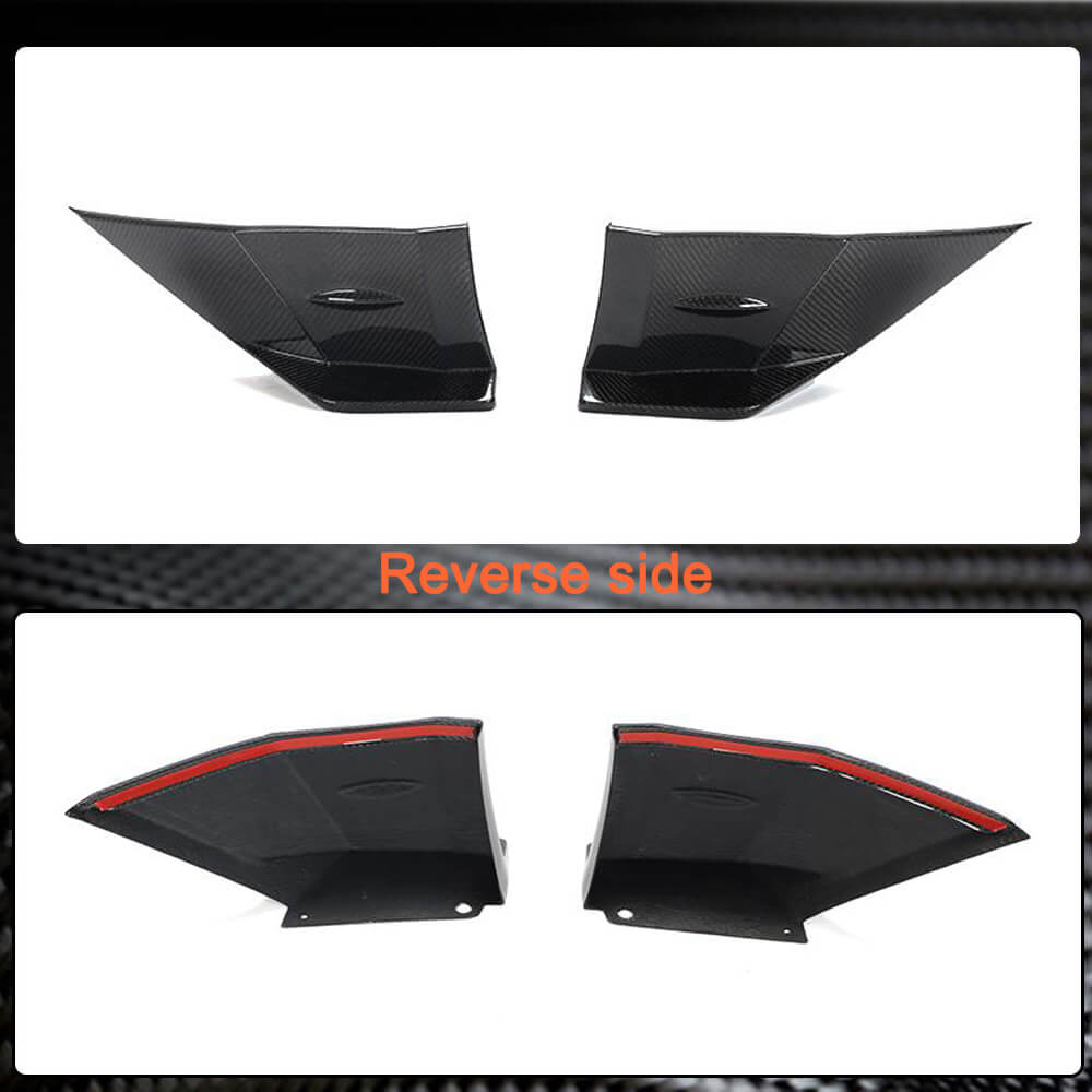 Covers on the rear bumper V2 (Carbon) for Subaru BRZ 2021- - image 6