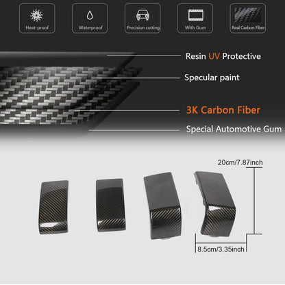 A set of linings on the front and rear bumper (for G63 AMG, Dry carbon) for Mercedes G class W463 2018-2024 - image 6