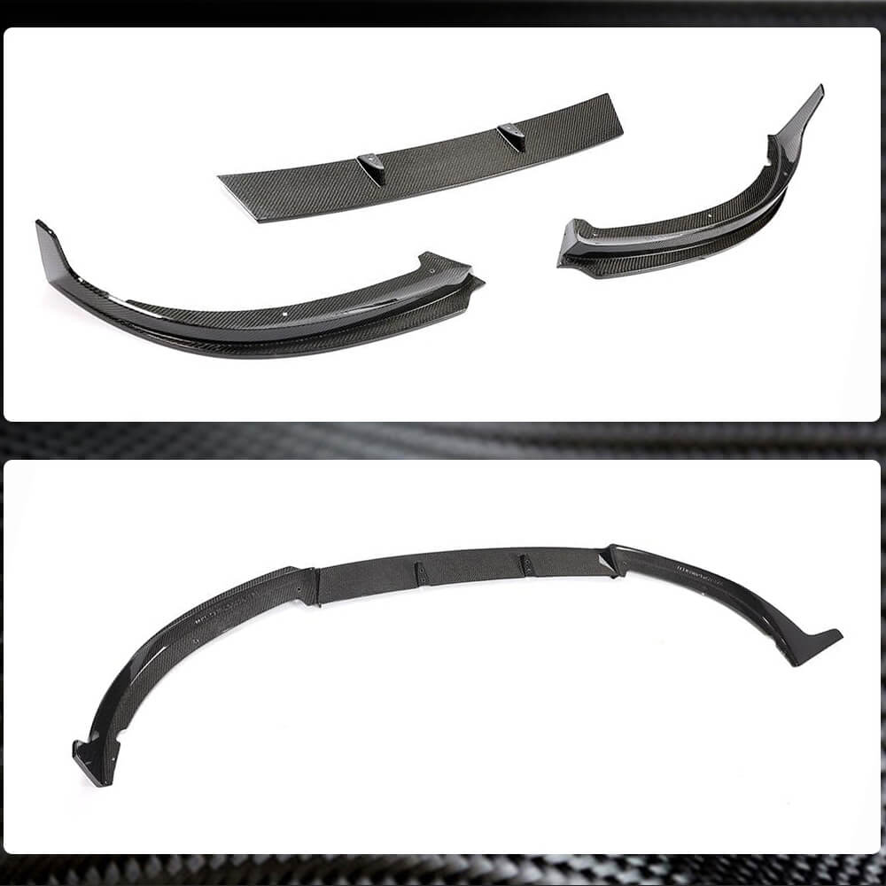 Front Bumper Lip V2 (for Base 2018-2022, Carbon) for BMW 3 Series G20/G21 2018- - image 6