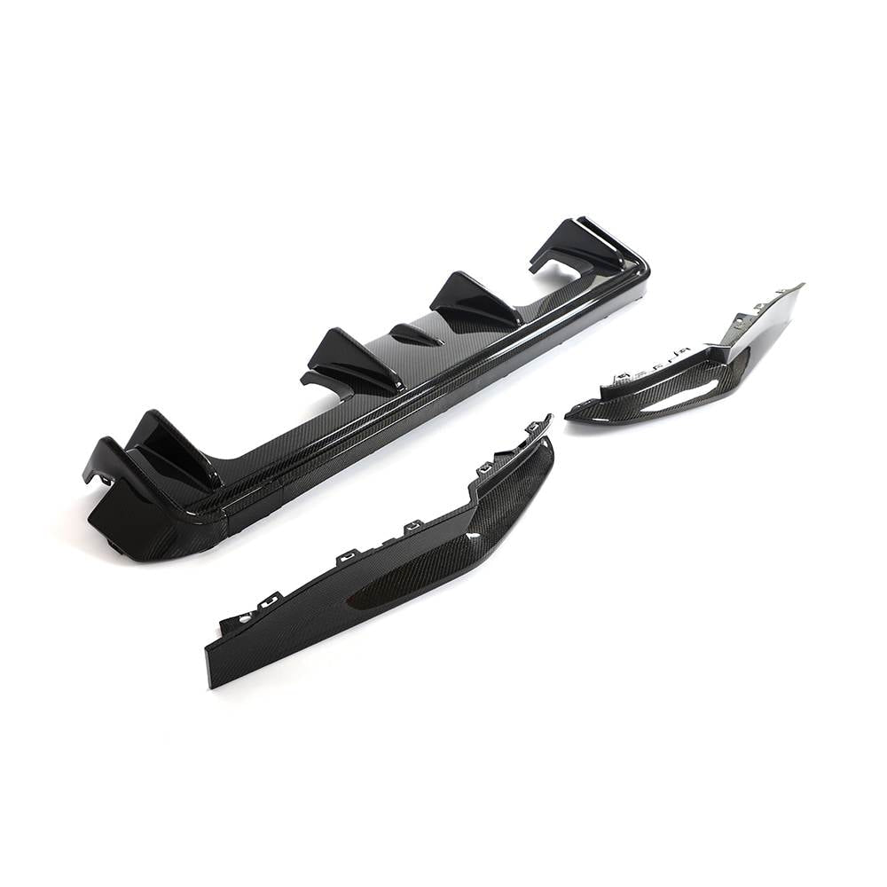 Rear Bumper Diffuser Carbon Fiber (for G82/G83 M4 2020-2023) for BMW 4 series G22/23/26 2020- - image 6