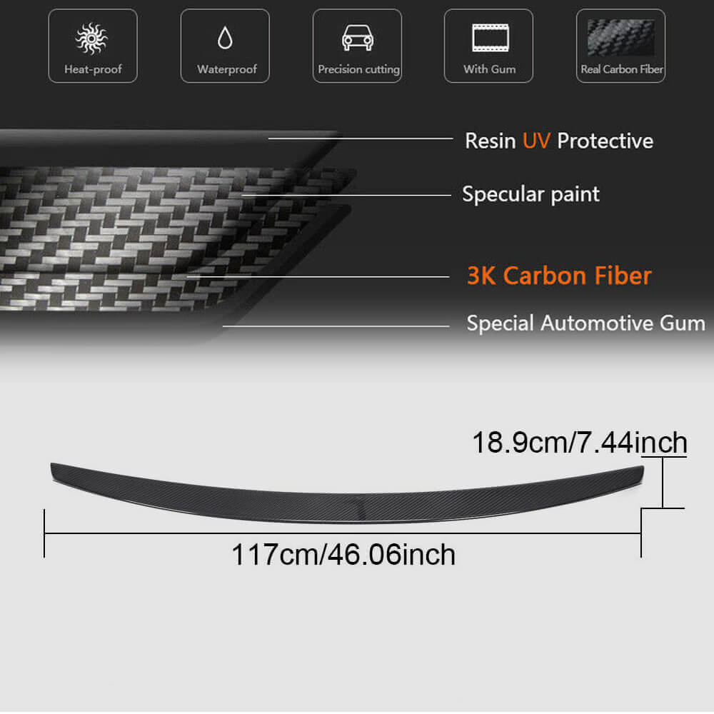 Spoiler (2016-2020, Carbon) for Porsche Panamera 2016-2023 - image 6