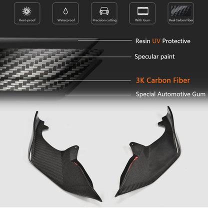 Covers on the front bumper (for F-Sport 2011-2015, Carbon) for Lexus GS 2011-2020 - image 6