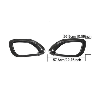 Carbon Front Bumper Covers (for Base 2021+) for Jaguar F-Type 2013-2024 - image 6