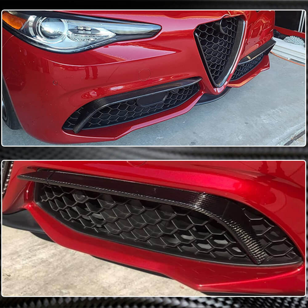 Fog Light Covers (for Sport, Carbon) for Alfa Romeo Giulia 2016-2022 - image 6