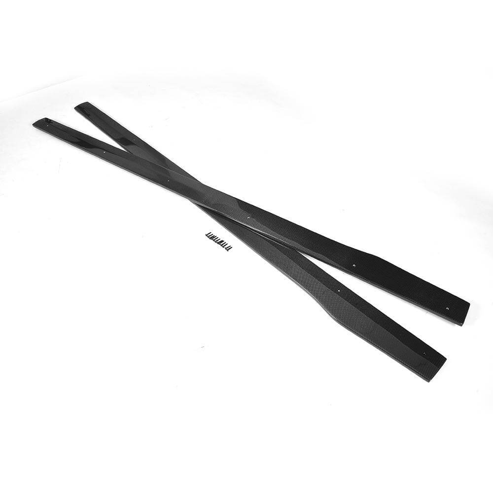 Side Skirts V2 (for C43/C63 AMG 2015-2019, Carbon) for Mercedes C-сlass W205 2014-2021 - image 6
