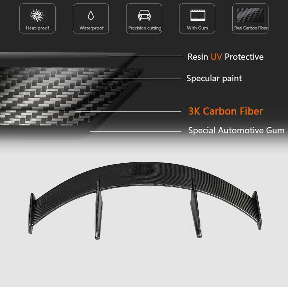 Spoiler V2 (HB, Carbon) for Mazda 3 2013-2019 - image 6