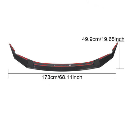 Front Bumper Lip V3 for M5 F90 2020-2024, Carbon for BMW 5 Series G30/31 2017-2023 - image 6