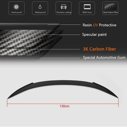 Rear Trunk Spoiler Carbon Fiber V1 (for F06) for BMW 6 F12/F13/F06 2011-2015 - image 6